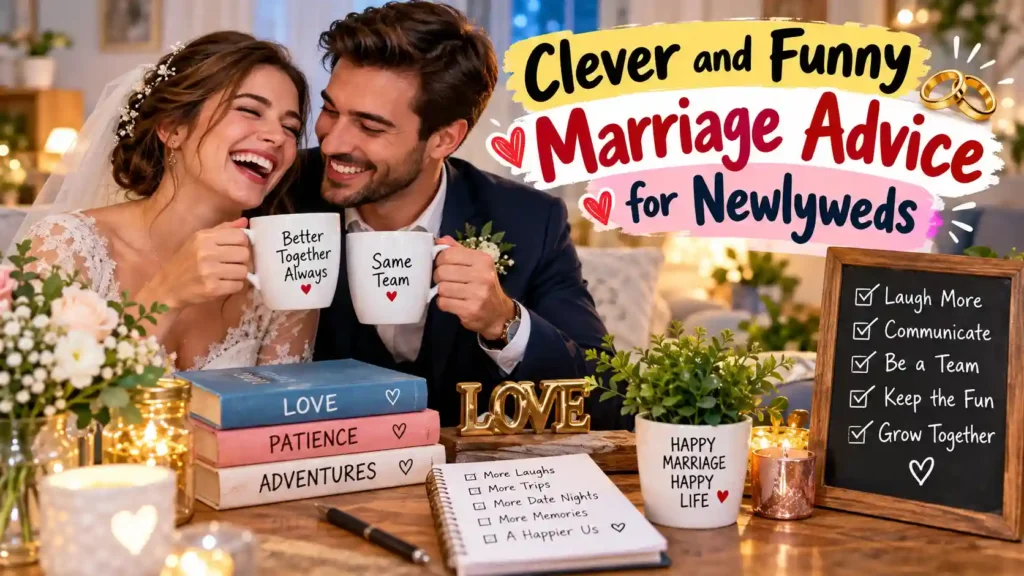 Clever and Funny Marriage Advice for Newlyweds