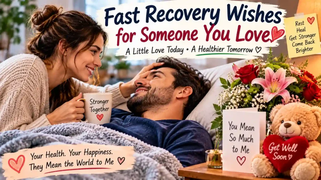  Fast Recovery Wishes for Someone You Love