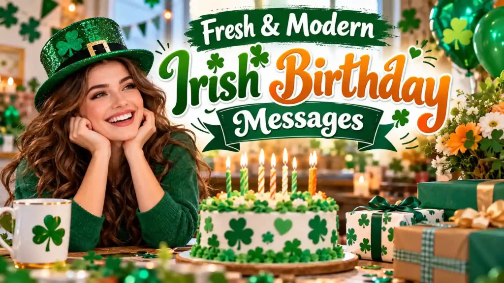 Fresh & Modern Irish Birthday Messages