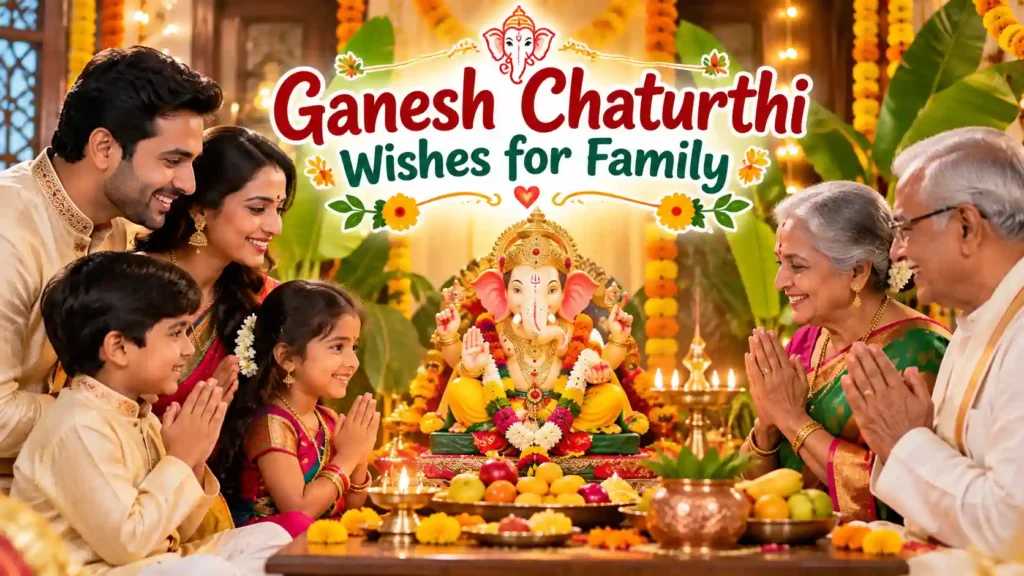 Ganesh Chaturthi Wishes for Family