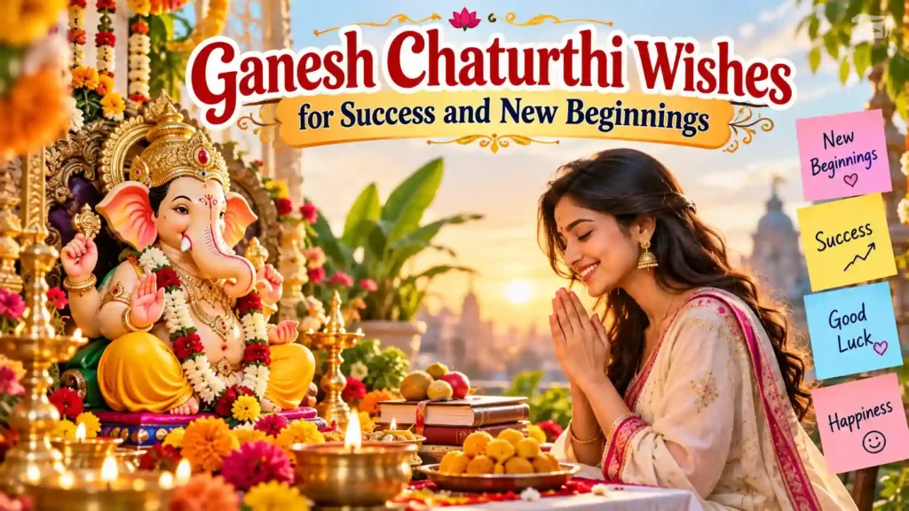 Ganesh Chaturthi Wishes for Success and New Beginnings