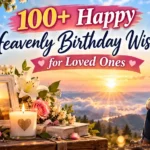 happy heavenly birthday wishes