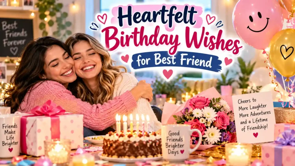 Heartfelt Birthday Wishes for Best Friend
