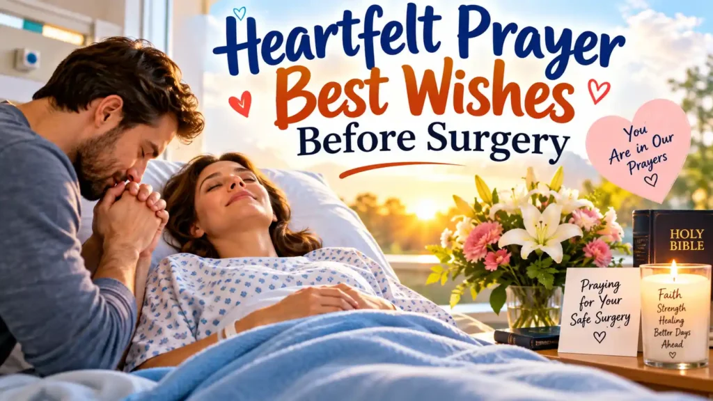 Heartfelt Prayer Best Wishes Before Surgery