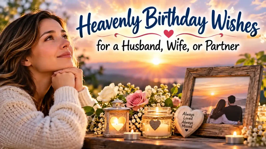 Heavenly Birthday Wishes for a Husband, Wife, or Partner