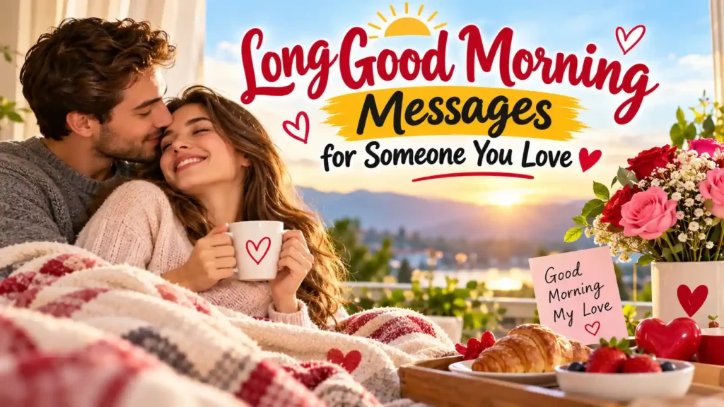 Long Good Morning Messages for Someone You Love