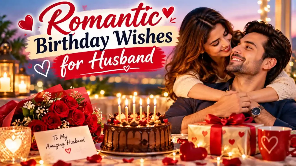  Romantic Birthday Wishes for Husband