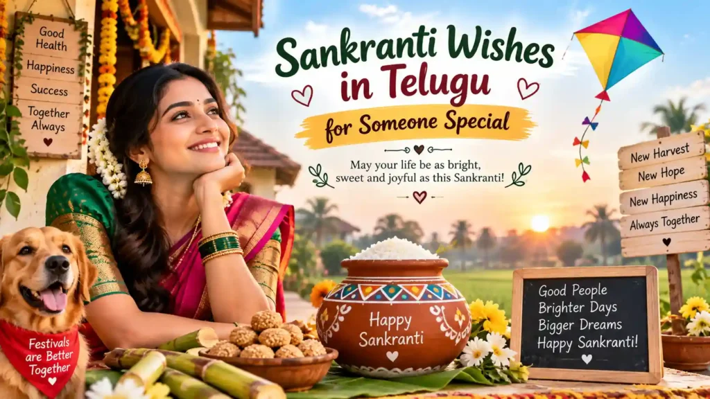 Sankranti Wishes in Telugu for Someone Special