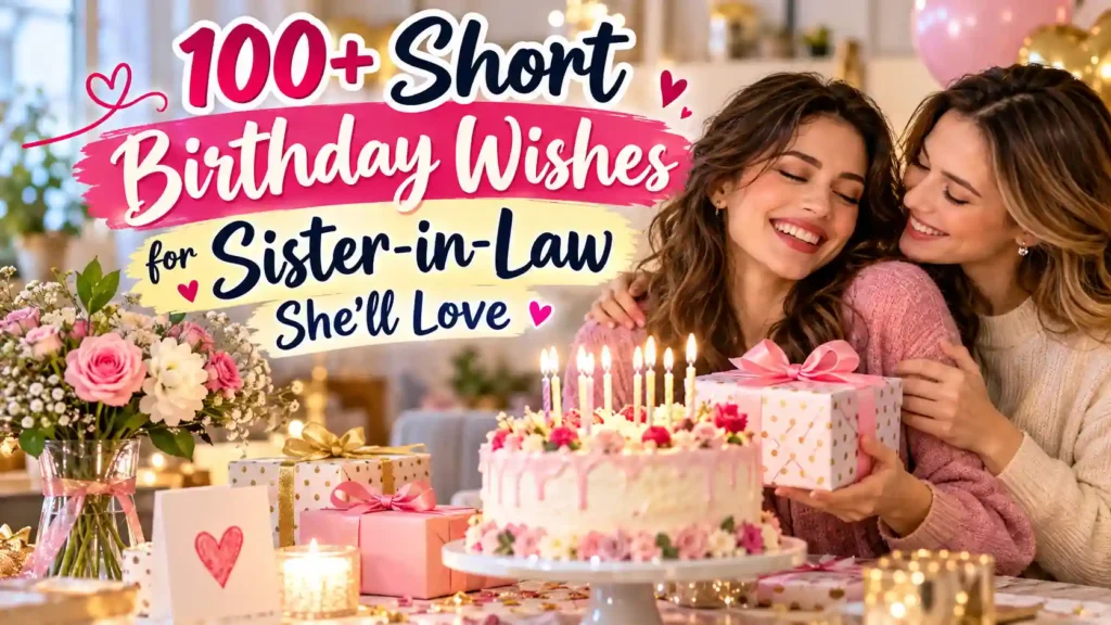 short birthday wishes for sister-in-law