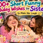 short funny birthday wishes for sister