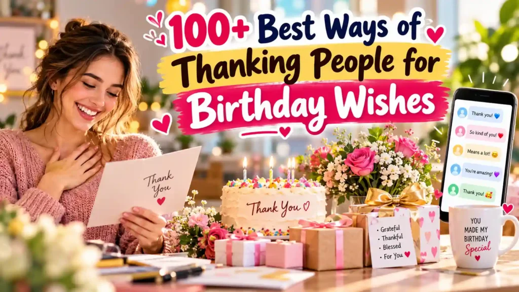 thanking people for birthday wishes