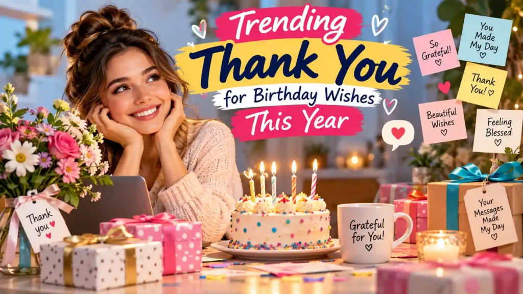 Trending Thank You for Birthday Wishes This Year