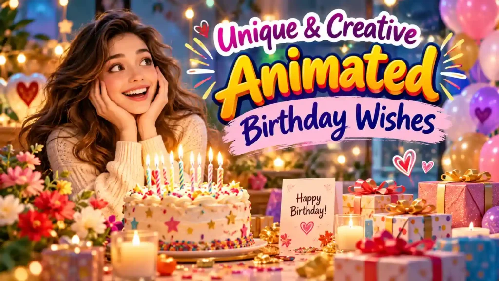 Unique & Creative Animated Birthday Wishes