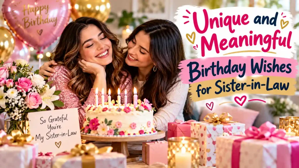 Unique and Meaningful Birthday Wishes for Sister-in-Law