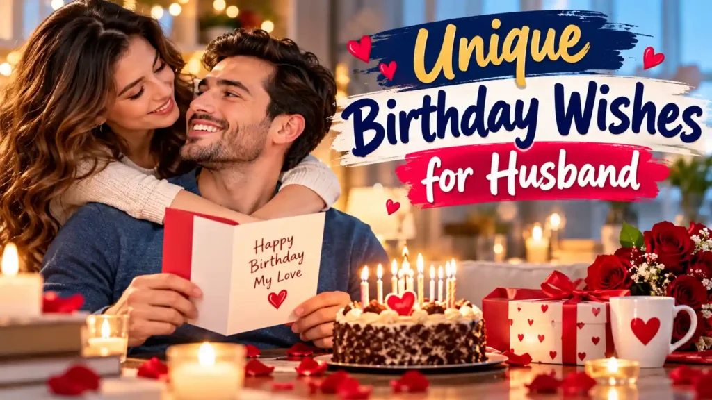 Unique Birthday Wishes for Husband