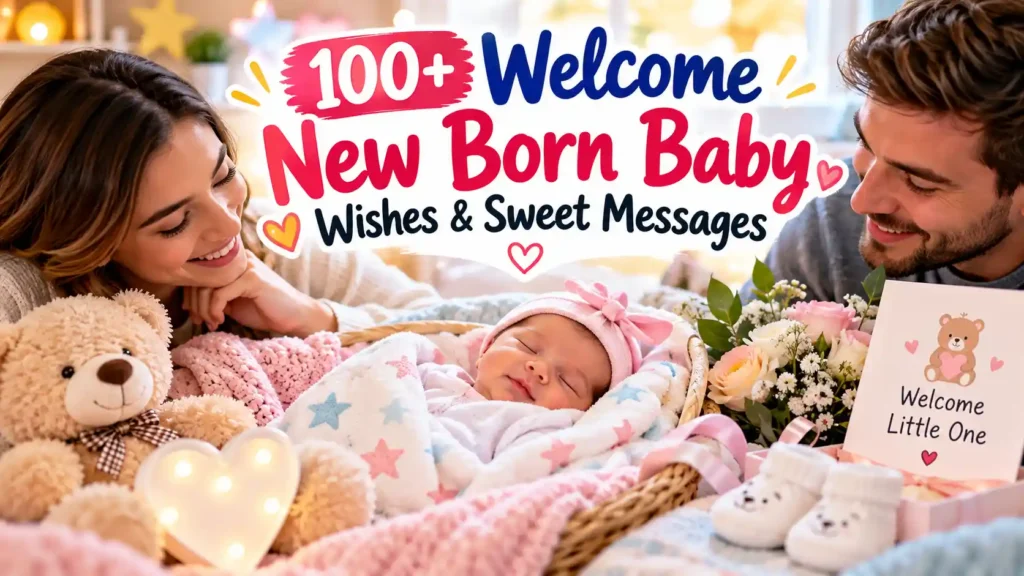 welcome new born baby wishes