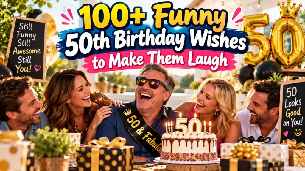 50th birthday wishes funny