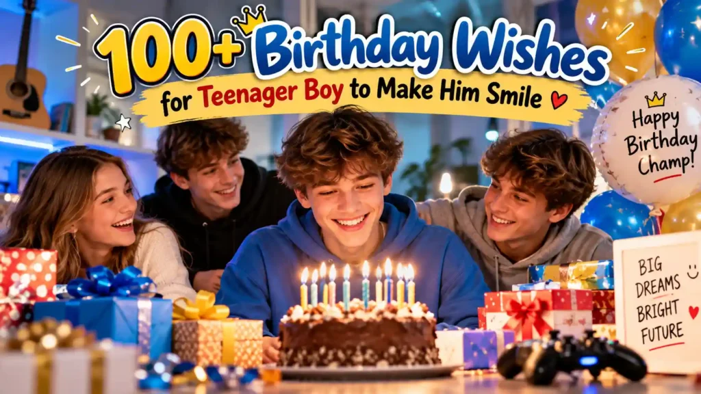 birthday wishes for teenager boy