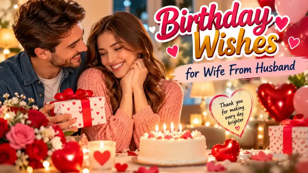 Birthday Wishes for Wife From Husband