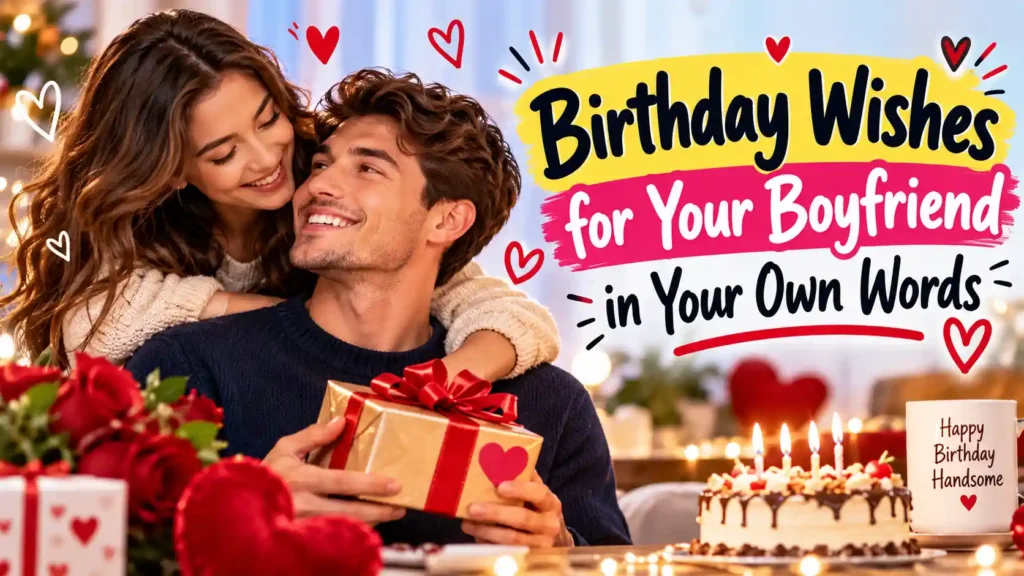 Birthday Wishes for Your Boyfriend in Your Own Words