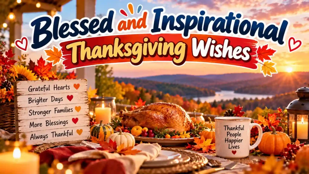 Blessed and Inspirational Thanksgiving Wishes