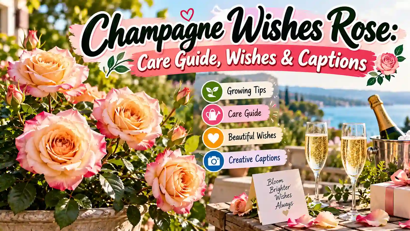champagne wishes rose