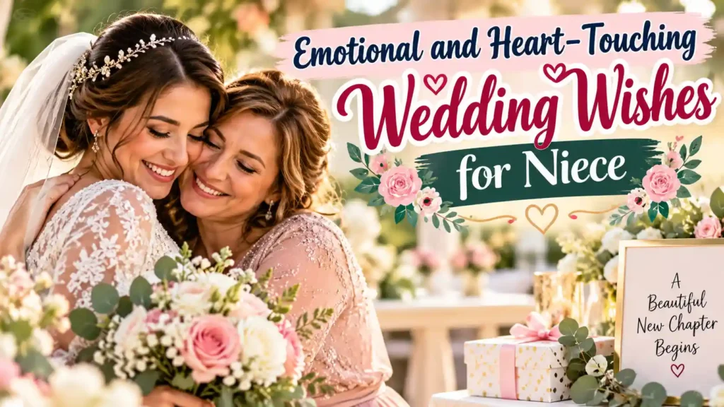 Emotional and Heart-Touching Wedding Wishes for Niece