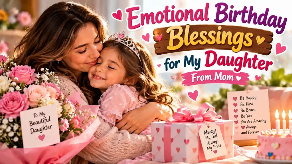Emotional Birthday Blessings for My Daughter From Mom