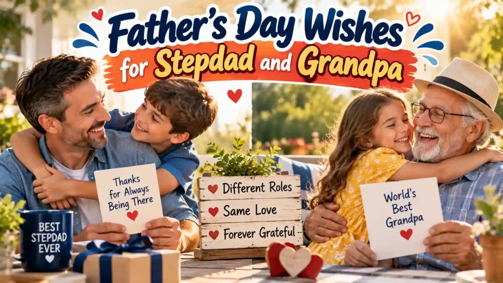 Father&rsquo;s Day Wishes for Stepdad and Grandpa