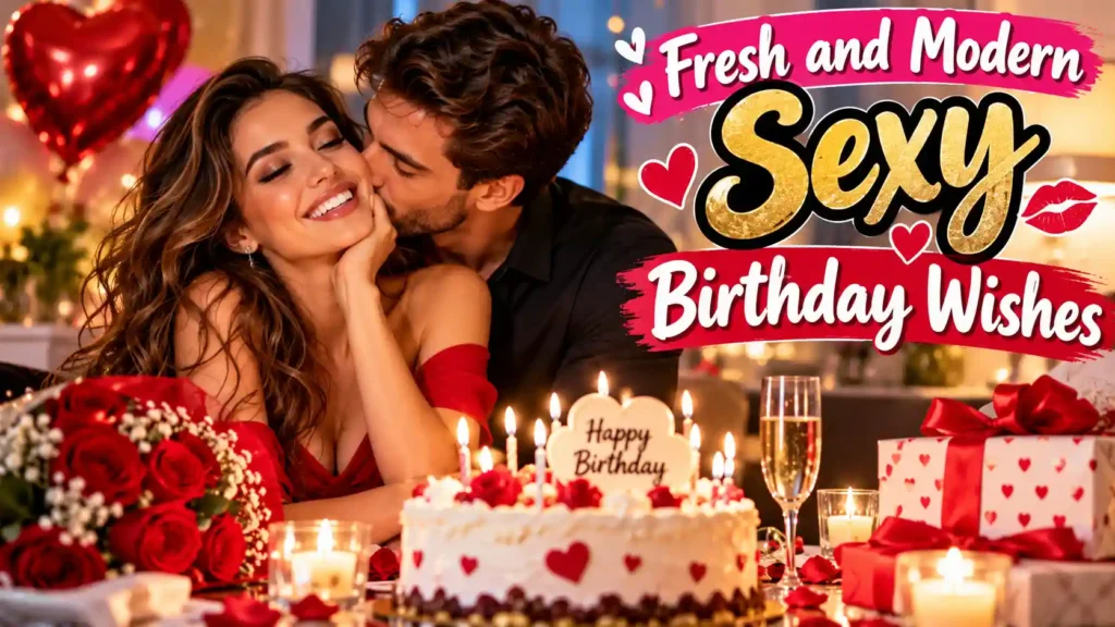Fresh and Modern Sexy Birthday Wishes