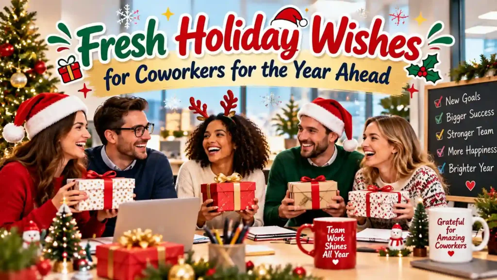 Fresh Holiday Wishes for Coworkers for the Year Ahead
