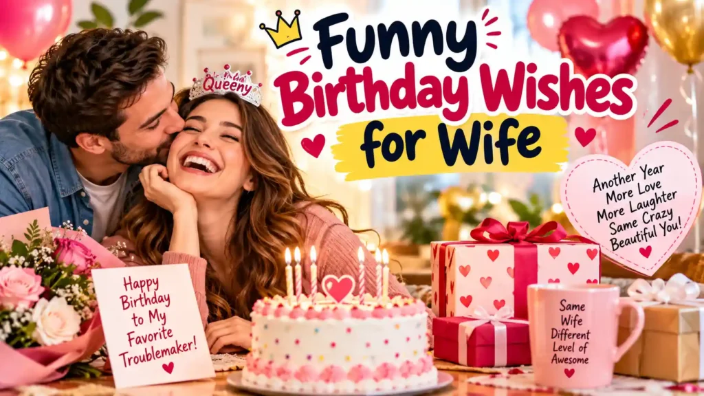 Funny Birthday Wishes for Wife