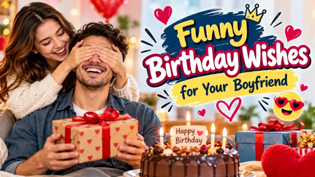 Funny Birthday Wishes for Your Boyfriend