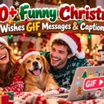 funny christmas wishes gif