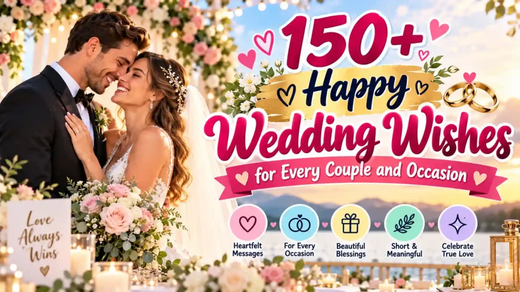 happy wedding wishes