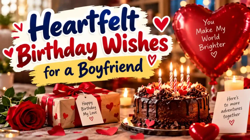 Heartfelt Birthday Wishes for a Boyfriend