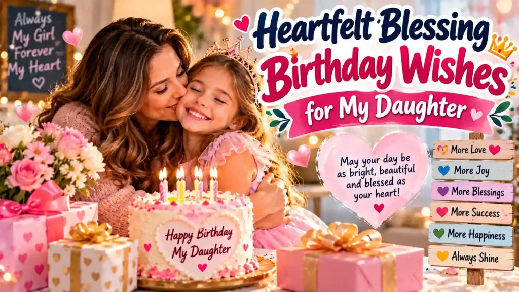 Heartfelt Blessing Birthday Wishes for My Daughter