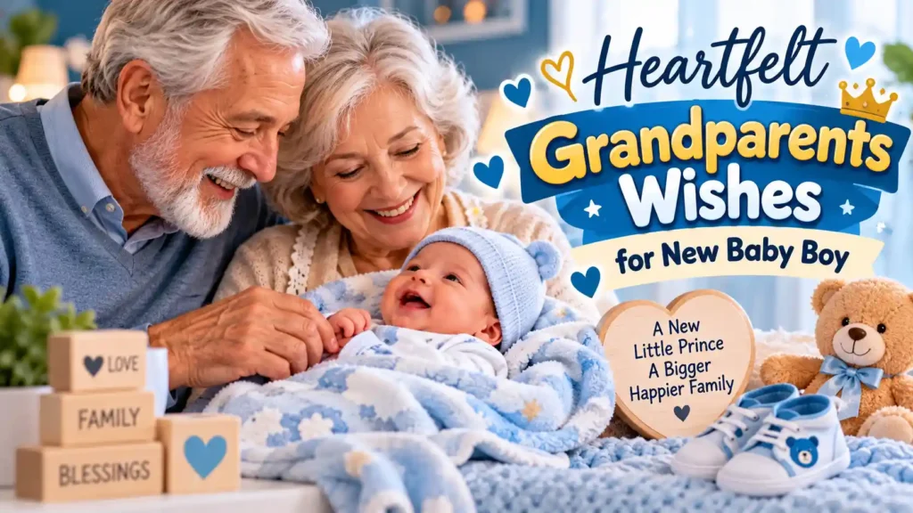 Heartfelt Grandparents Wishes for New Baby Boy