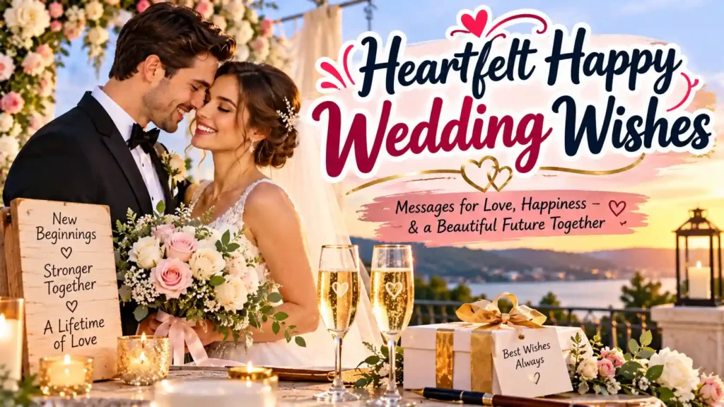 Heartfelt Happy Wedding Wishes