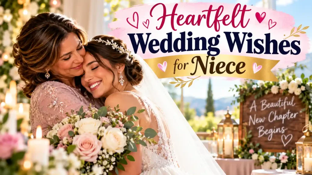 Sort Quotes New Chapter 120+ Wedding Wishes for Niece That Touch the Heart