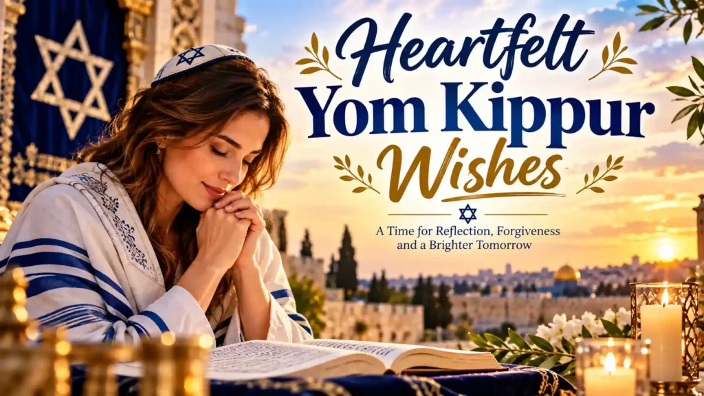 Heartfelt Yom Kippur Wishes