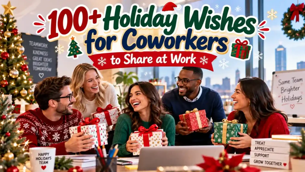 holiday wishes for coworkers
