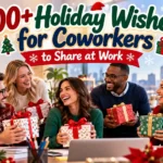 holiday wishes for coworkers