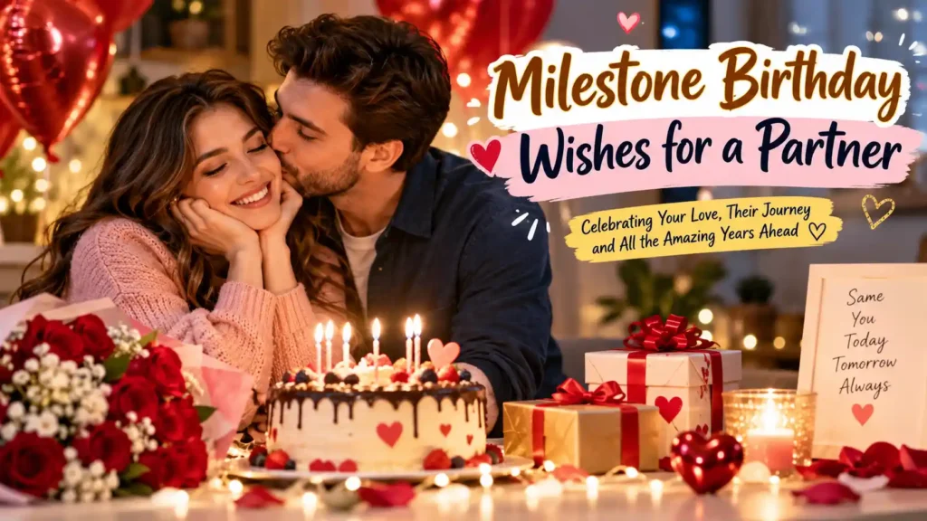Milestone Birthday Wishes for a Partner