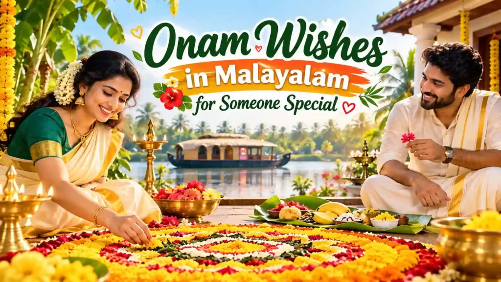 Onam Wishes in Malayalam for Someone Special