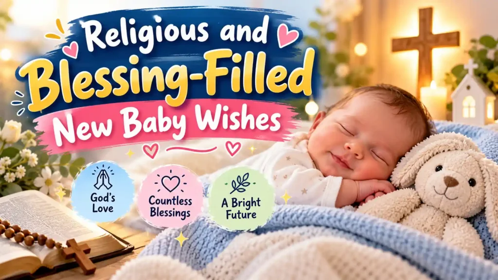 Religious and Blessing-Filled New Baby Wishes