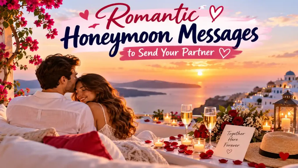  Romantic Honeymoon Messages to Send Your Partner