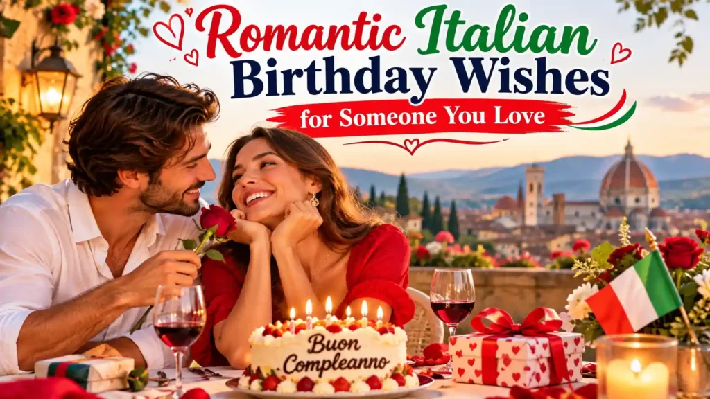 Romantic Italian Birthday Wishes for Someone You Love