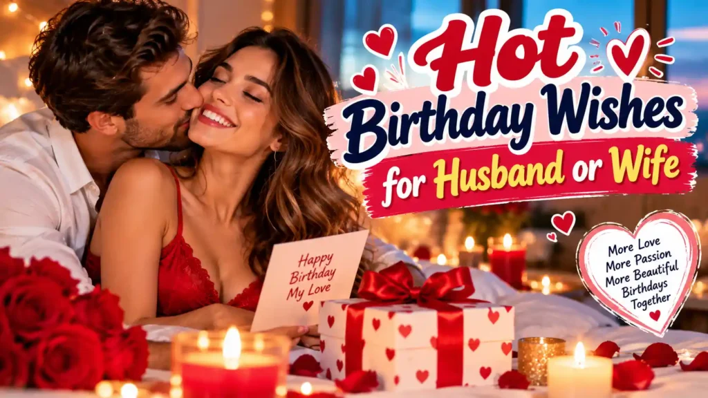 Sexy Birthday Wishes for Husband or Wife