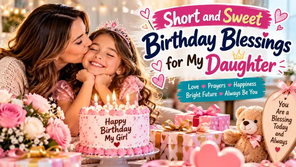 Short and Sweet Birthday Blessings for My Daughter
